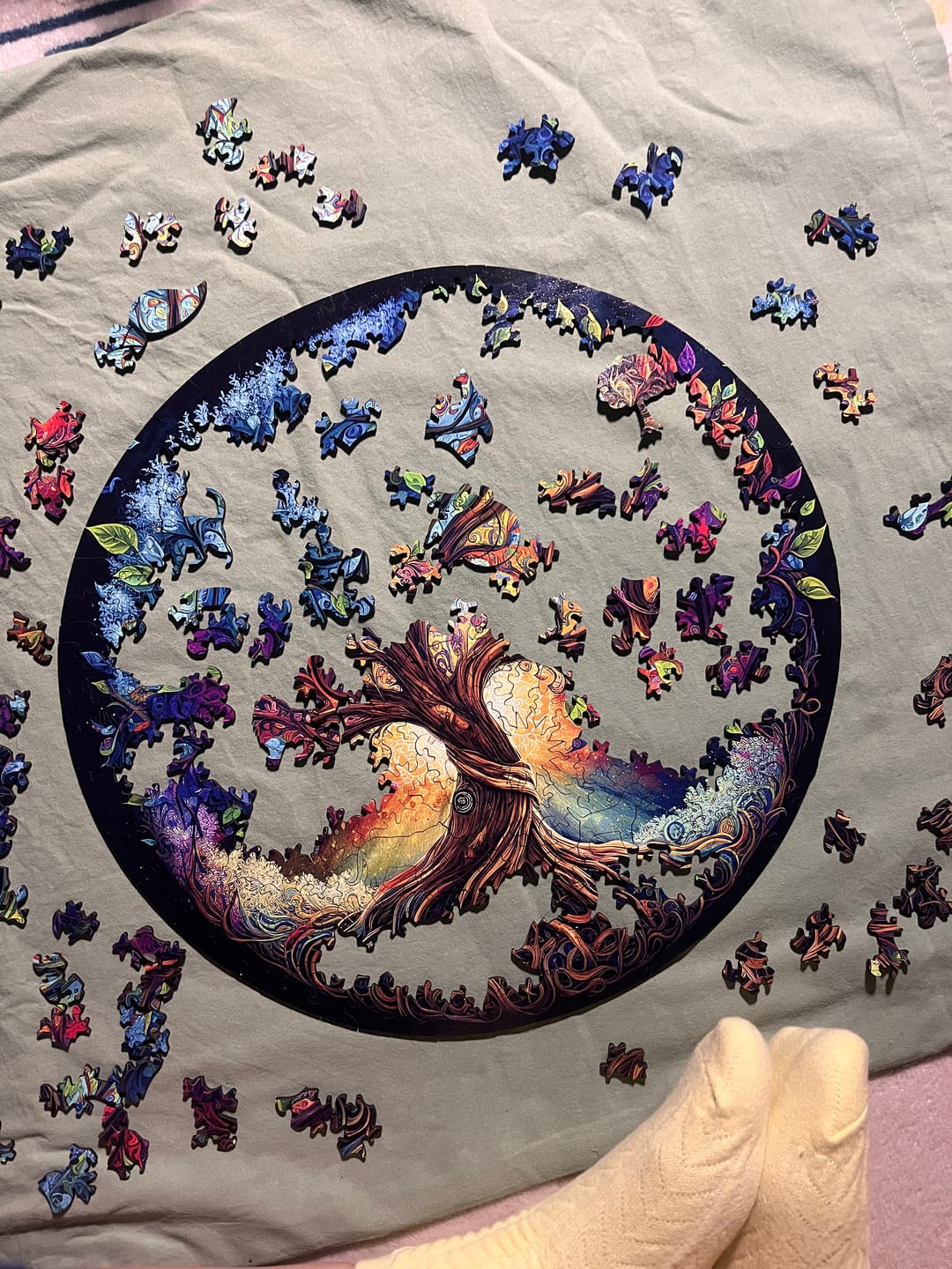 Customer photo review of Hayat Ağacı - Ahşap Puzzle