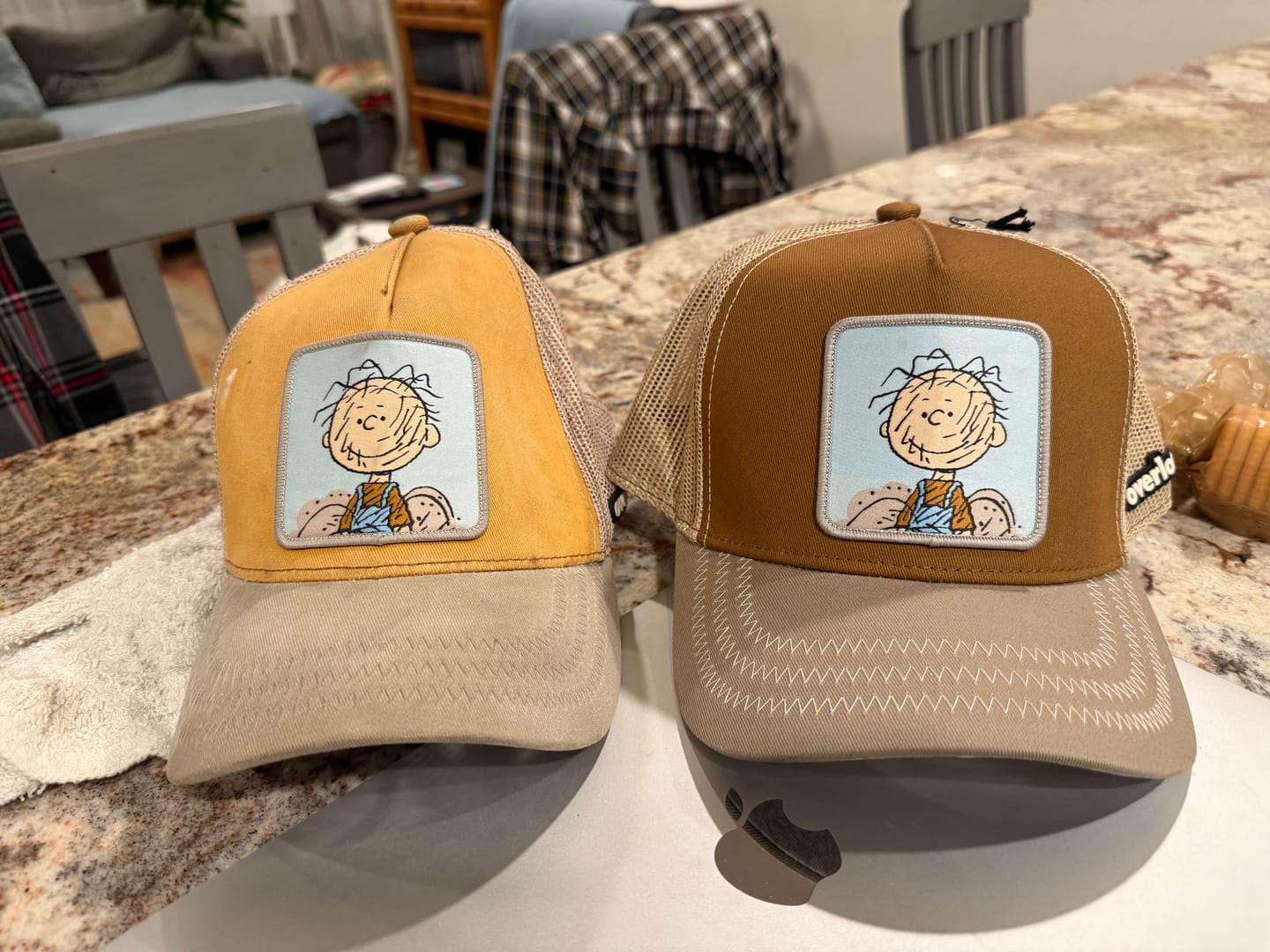 Customer photo review of OVERLORD X Peanuts: Pigpen Trucker Cap