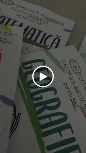 Recenzie cu videoclip de la un client despre Pachet Bacalaureat (Română + Matematică + Geografie) Bacademia