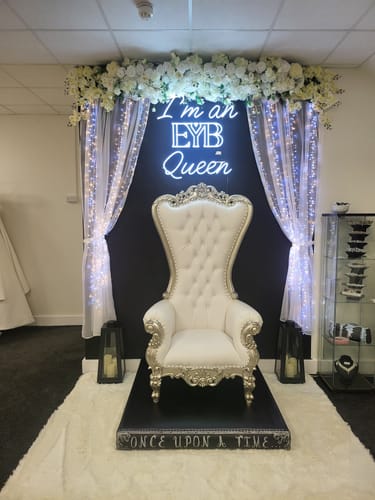Customer photo review of Custom Sign: I’m an EYB Queen