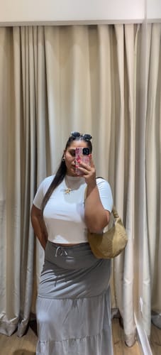 Customer photo review of Baguette Bag Beige