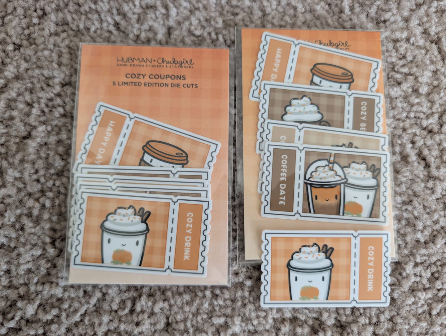 Customer photo review of Ice cream Date Sticker Set