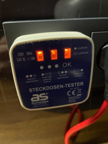 Customer photo review of Steckdosentester