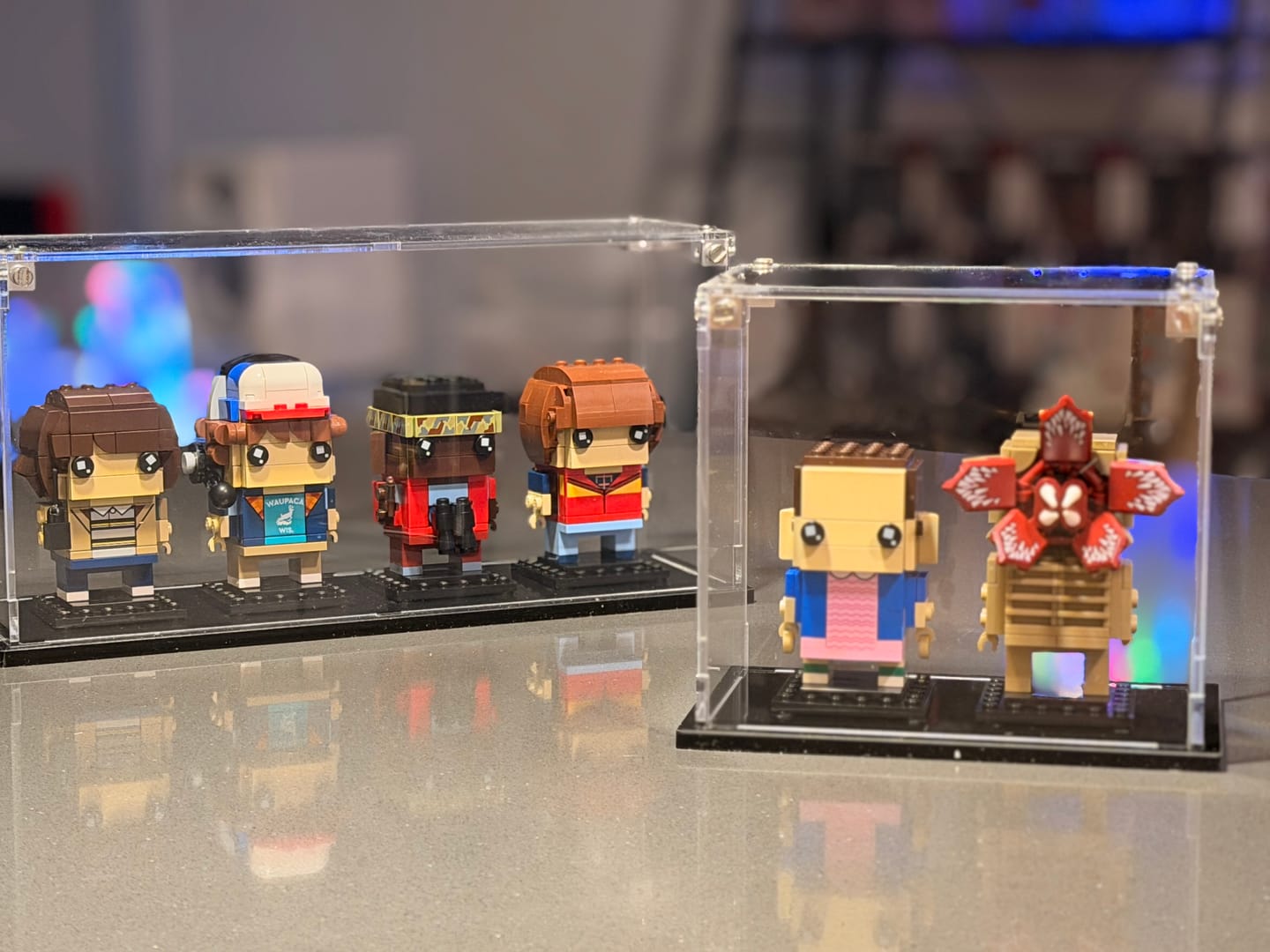 Customer photo review of Display Case for LEGO® 2 BrickHeadz™