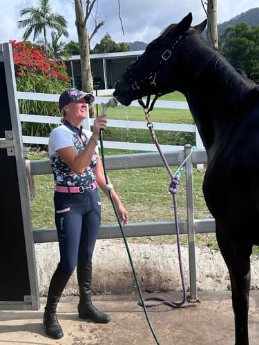 Customer photo review of Delilah Horse Riding Tights