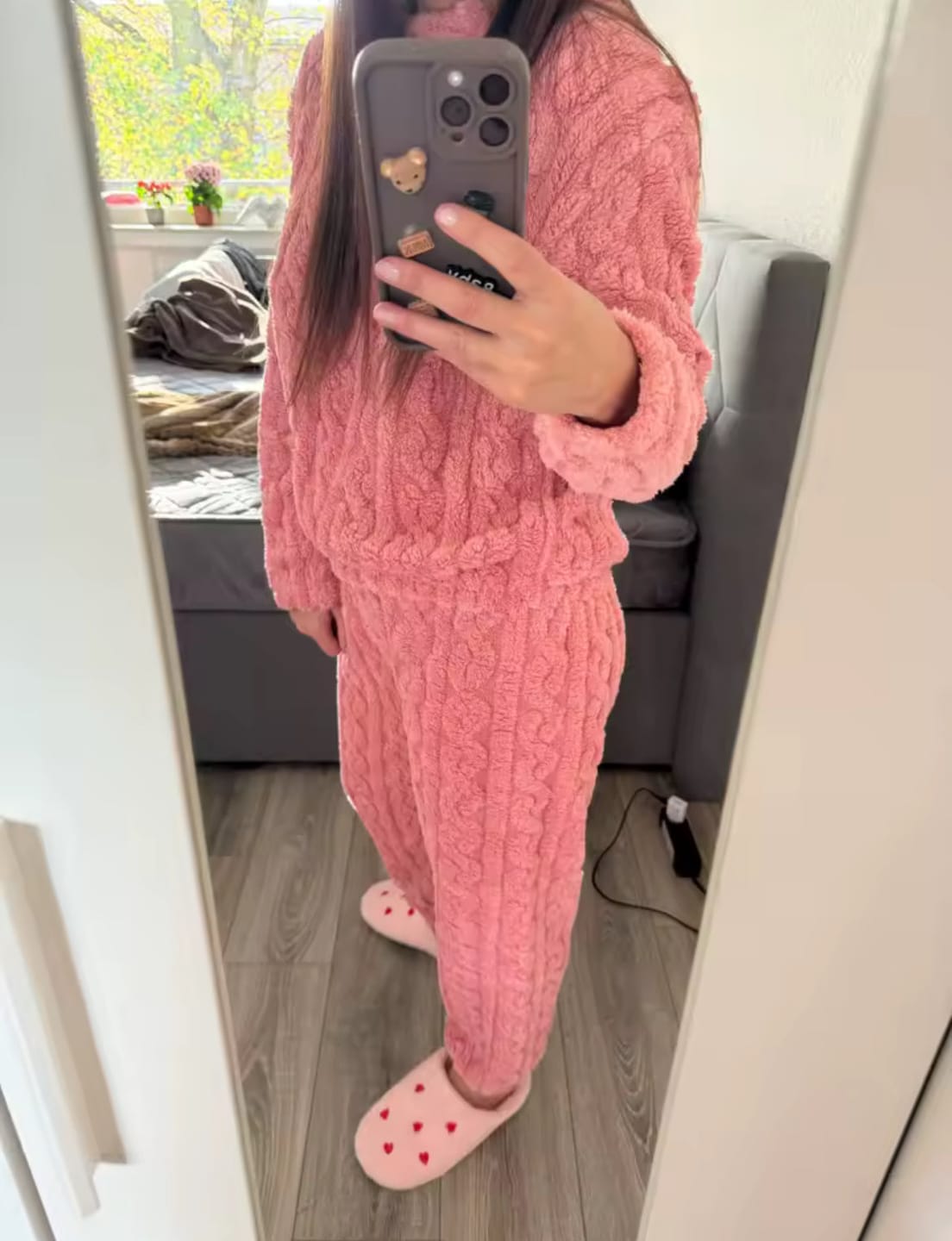Customer photo review of CozyDelora™ | Set Pigiama Premium