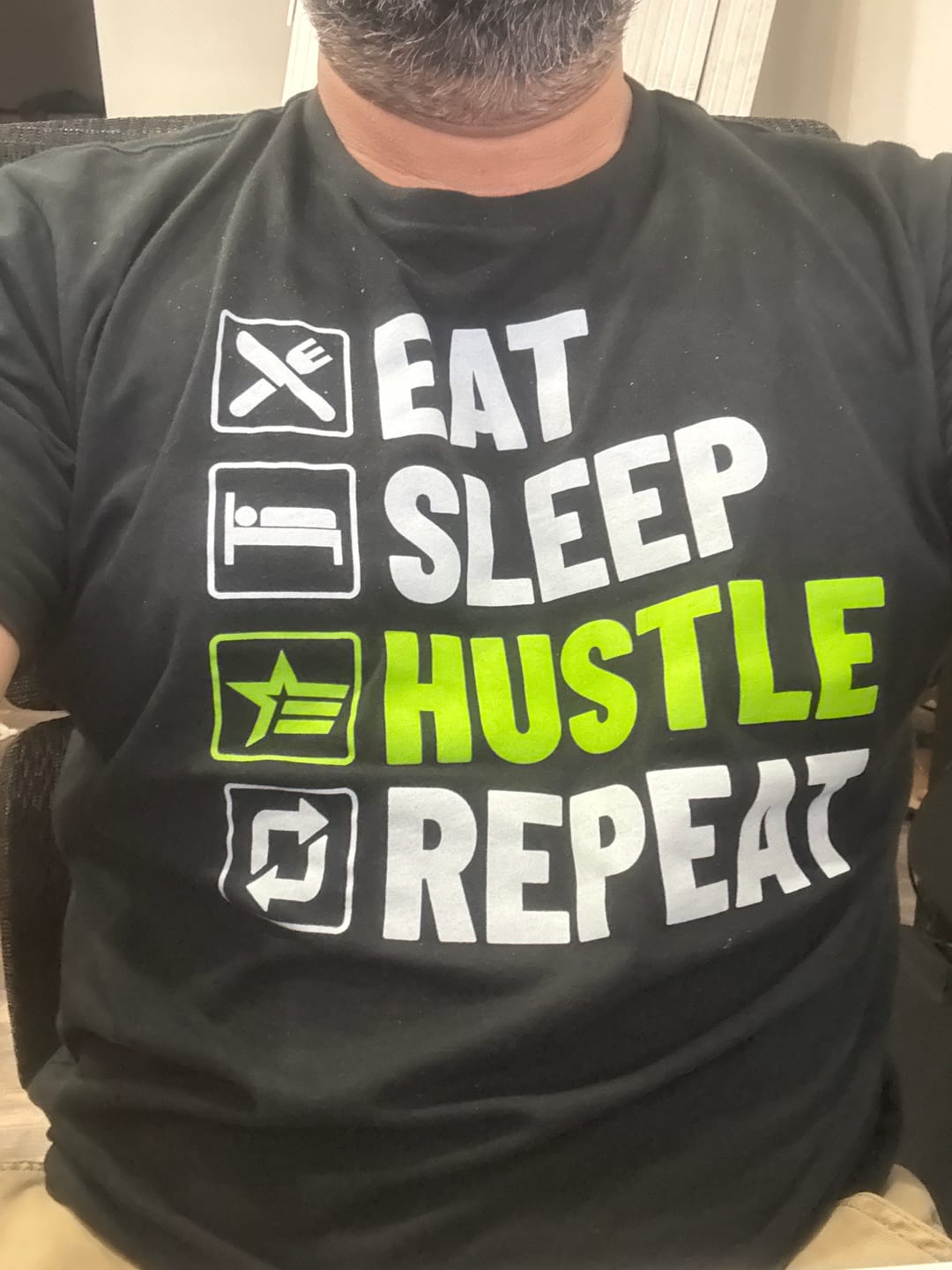 Customer photo review of The Cycle Tee