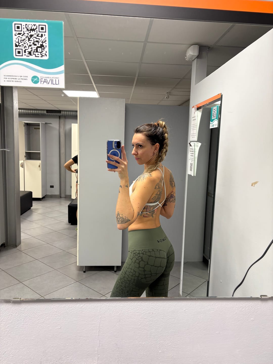 Customer photo review of Leggings Push Up All-up Cocco Verde