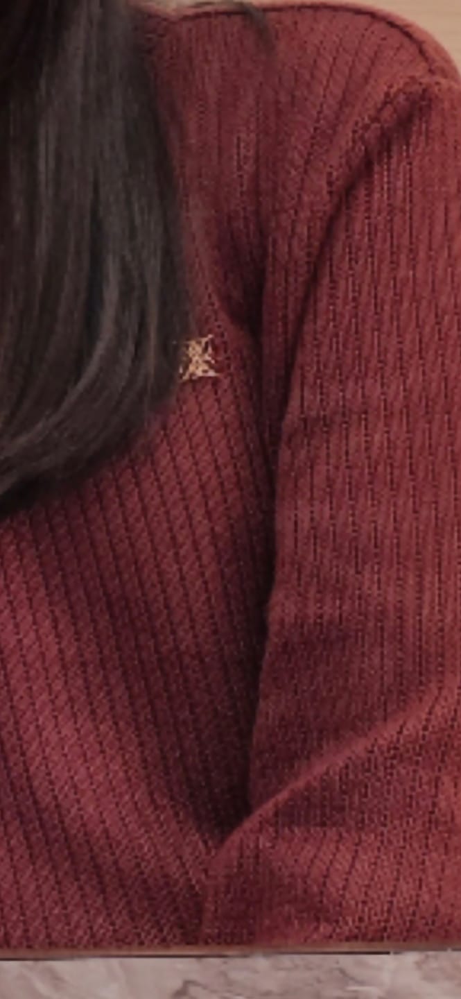 Customer photo review of Alice Round Neck Knitted Sweater