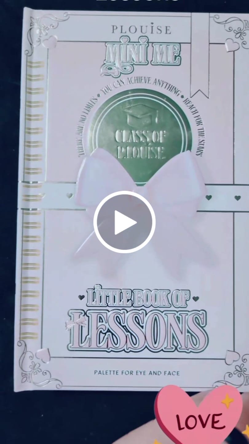 Customer video review of P.Louise Little Book Of Lessons Palette