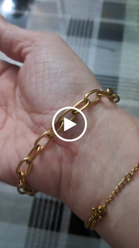 Customer video review of Link Chain Bracelet