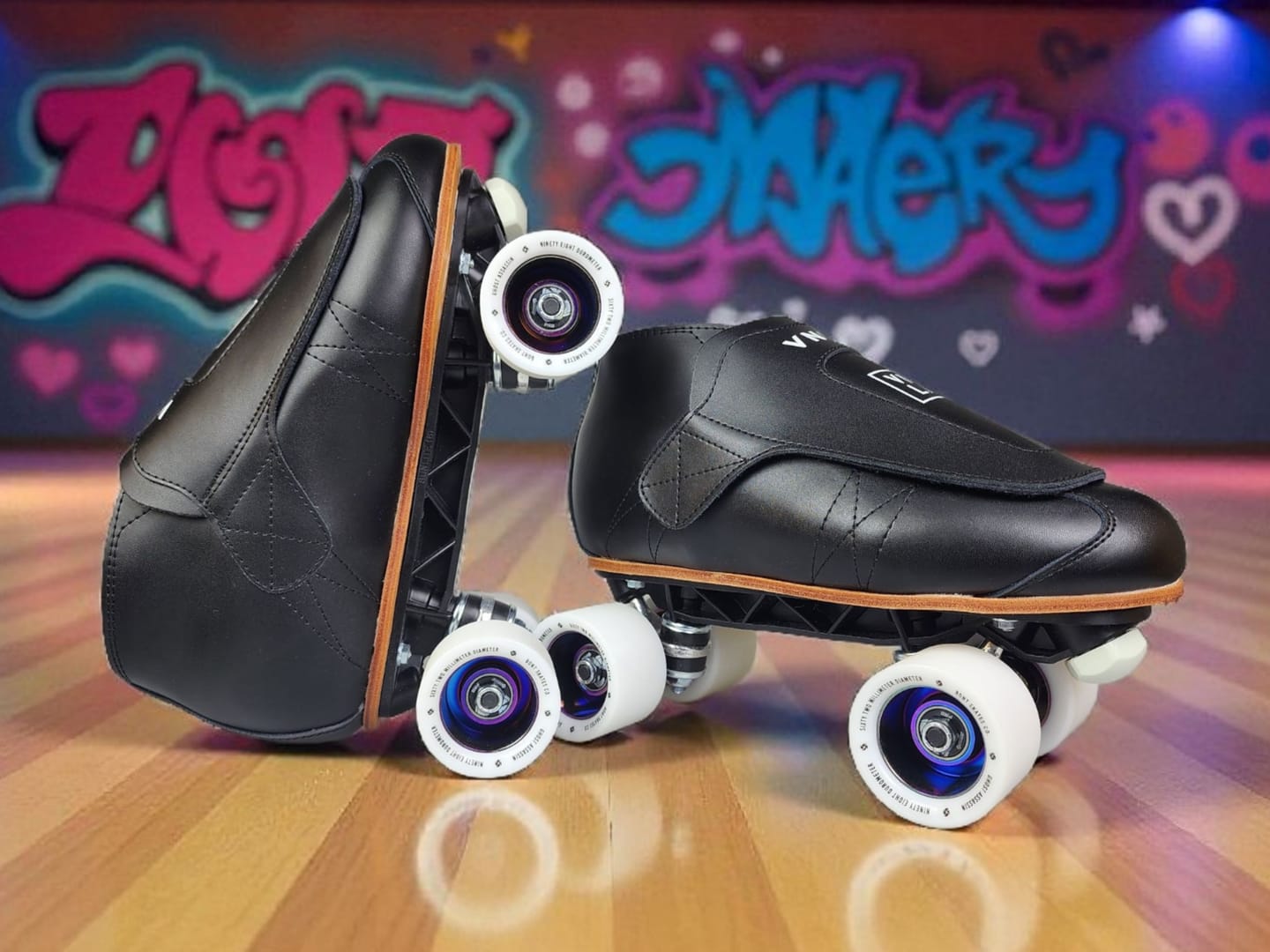 Customer photo review of Ghost Assassin Indoor & Jam Roller Skate Wheels