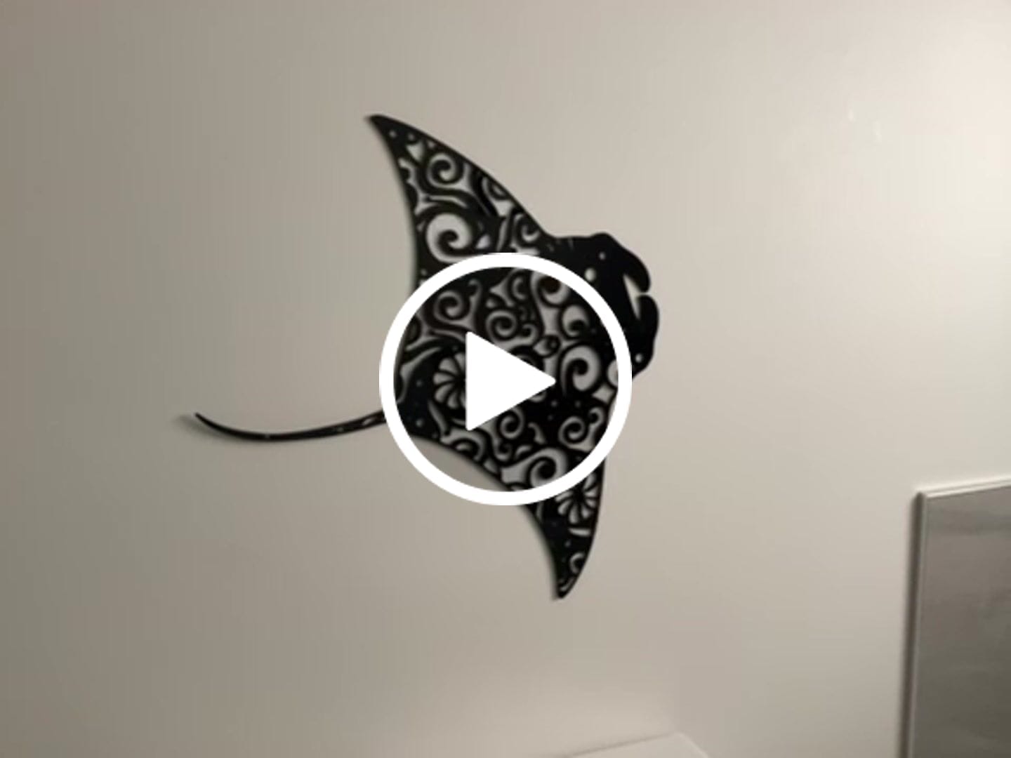 Customer video review of NZ Koru Wall Art