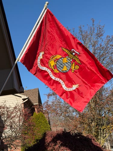 Customer photo review of 3' x 5' U.S. Marine Corps Flag