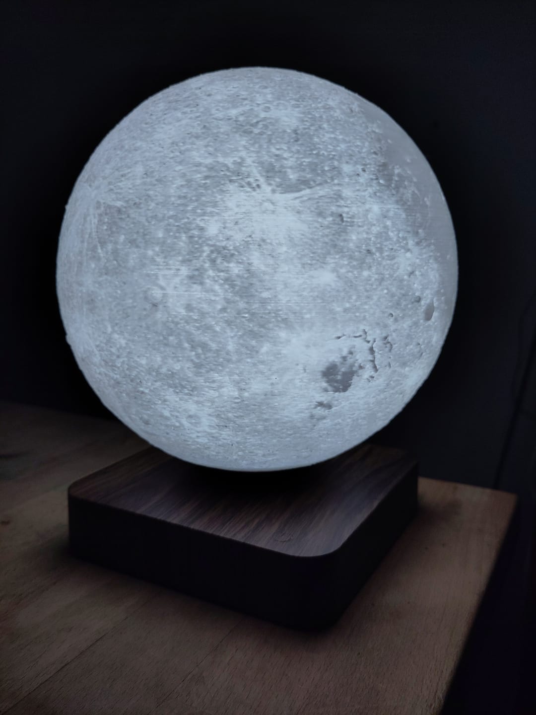 Customer photo review of Original Levitating Moon Lamp