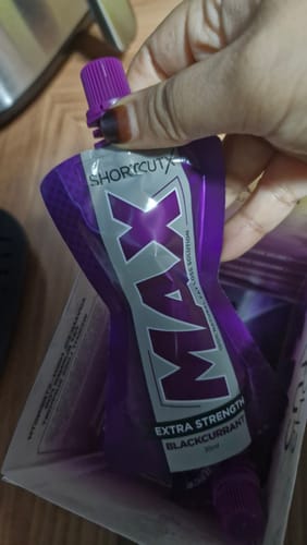 Customer photo review of Shortcutx Max Fat Burner Blackcurrant