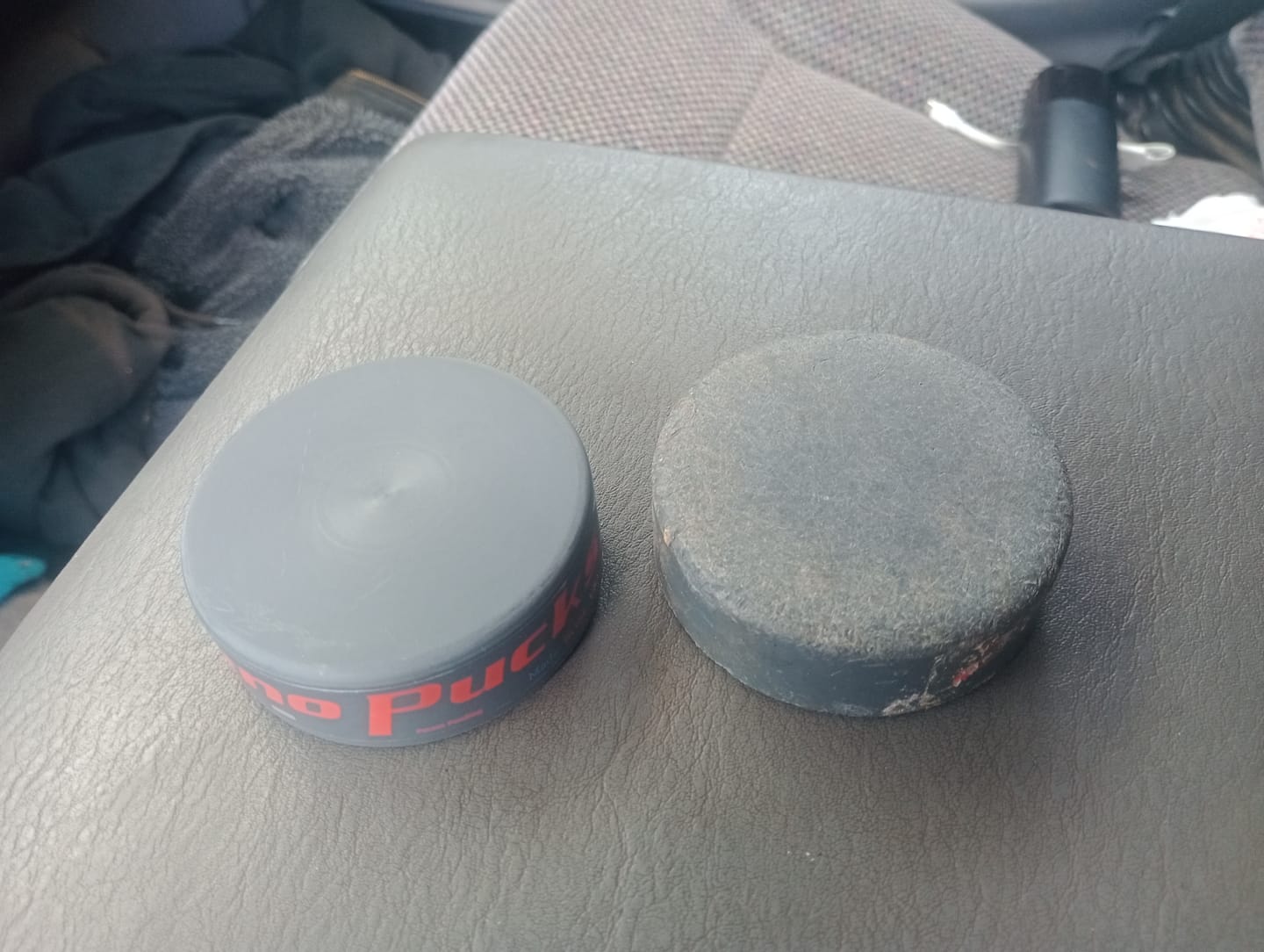 Customer photo review of Xenopuck - Off Ice Hockey Puck