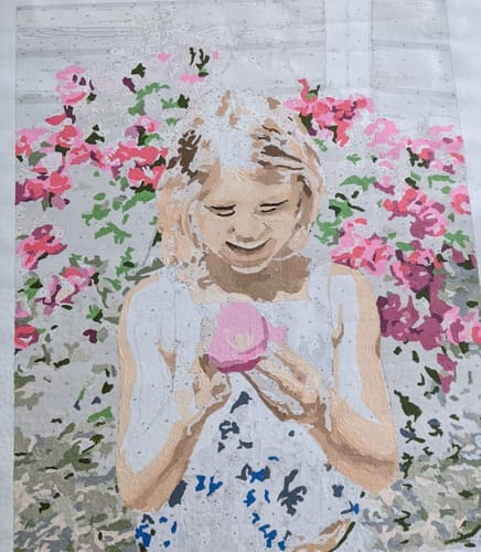 Customer photo review of Custom Portrait Paint By Numbers