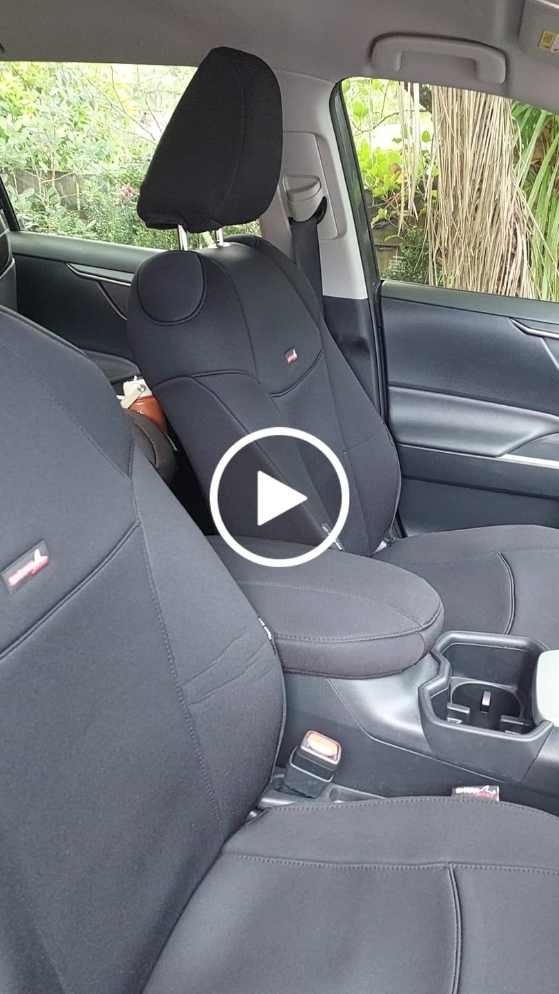 Customer video review of Sharkskin PLUS Seat Covers for Toyota RAV4 Hybrid (Jan/2019 - On)