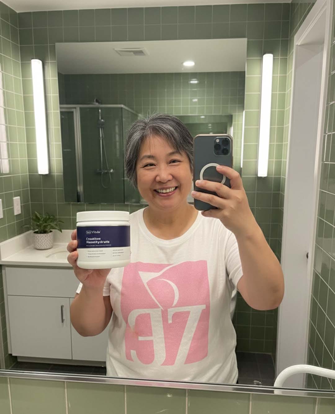 Customer photo review of Creatine Monohydrate
