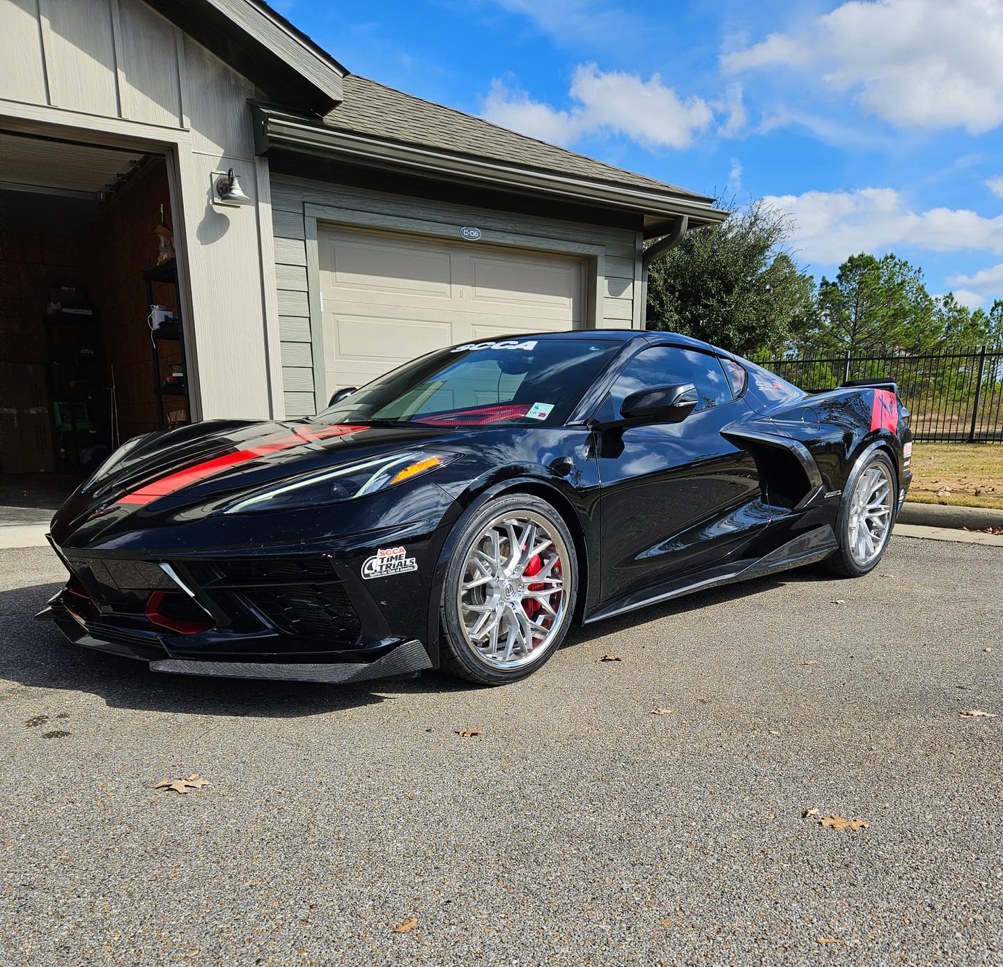 Customer photo review of Corvette C8 Stingray DRY CARBON FIBER Door Garnish