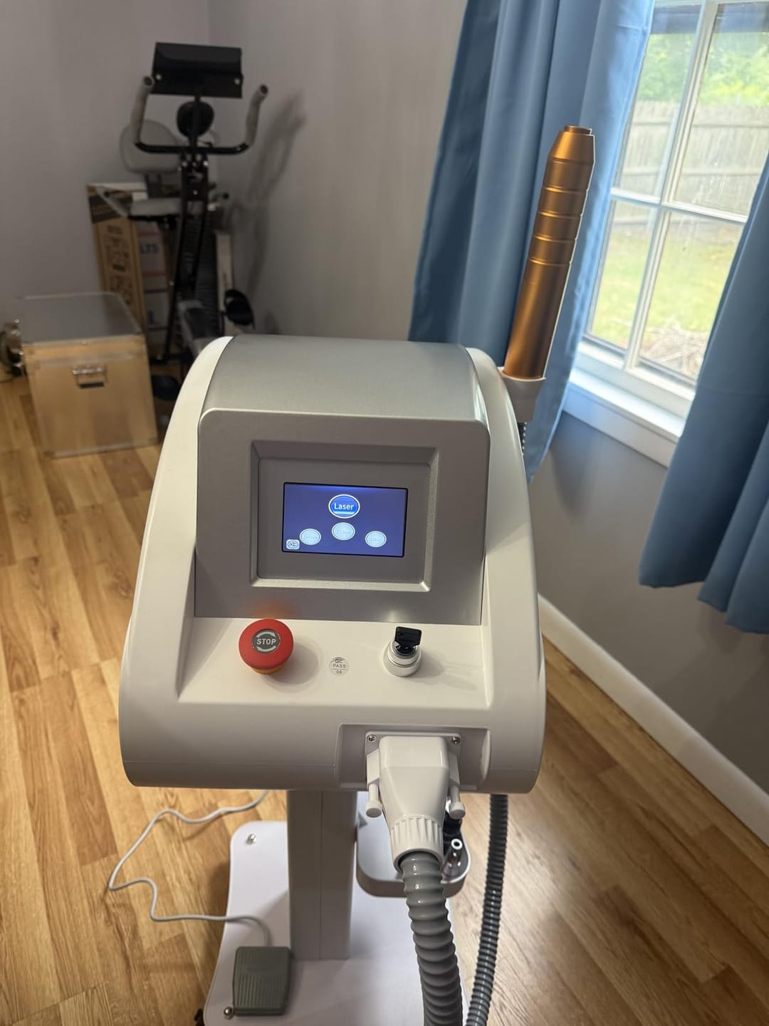 Customer photo review of Laser Tattoo Removal Machine Q-switched ND YAG