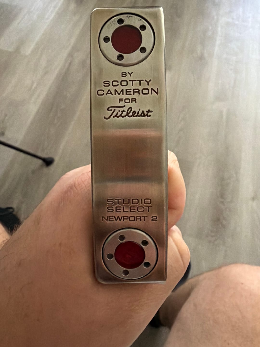 Customer photo review of Custom Putter Weights Set – Compatible with Titleist Scotty Cameron