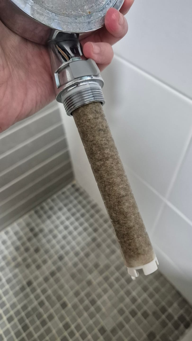 Customer photo review of Filtro de ducha de Vitacare Solutions