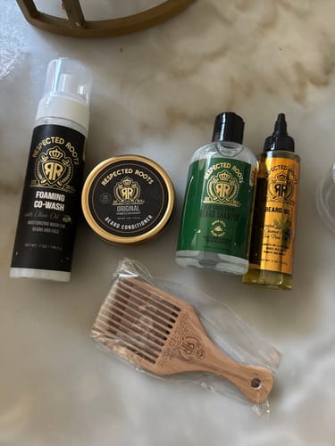 Customer photo review of New Complete Beard Care Kit