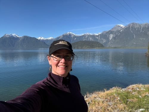 Customer photo review of Brooke 1/4 Zip - Deep Plum