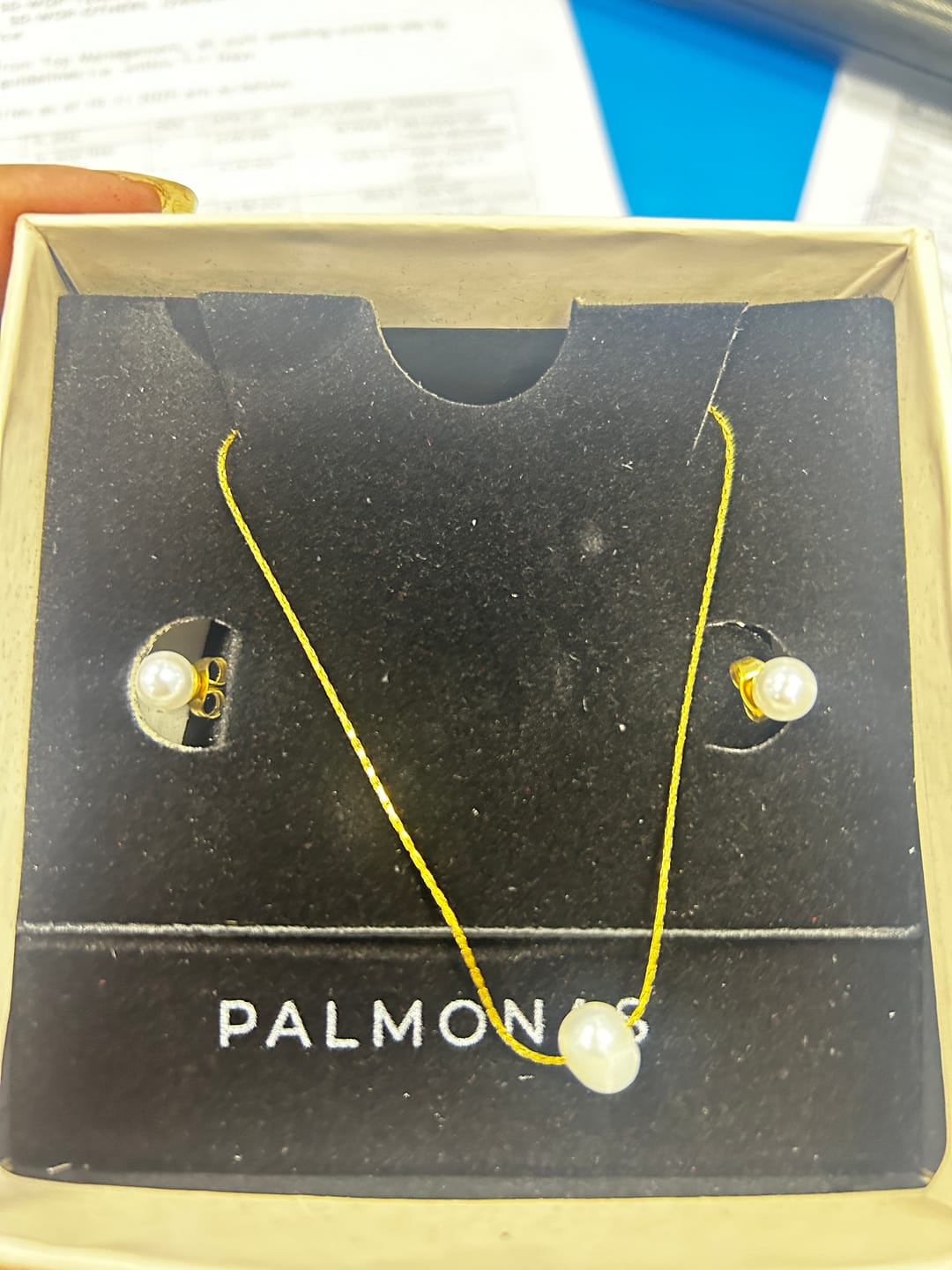 Customer photo review of Serene Pearl Set