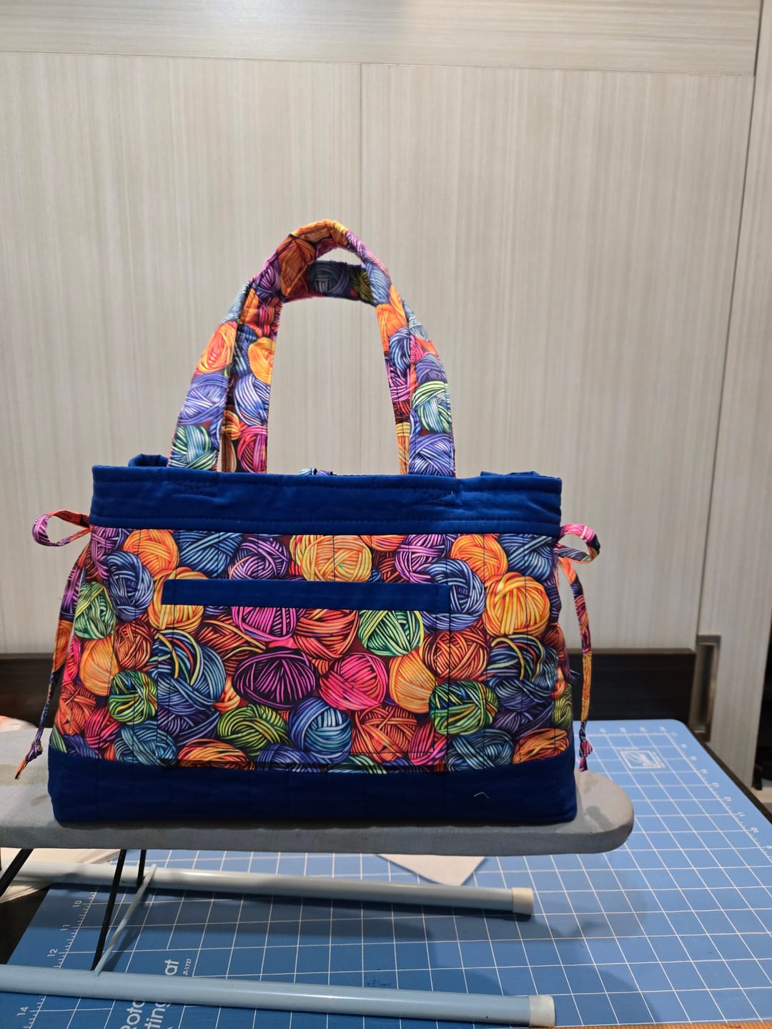 Customer photo review of Packed Balls of Yarn Fabric