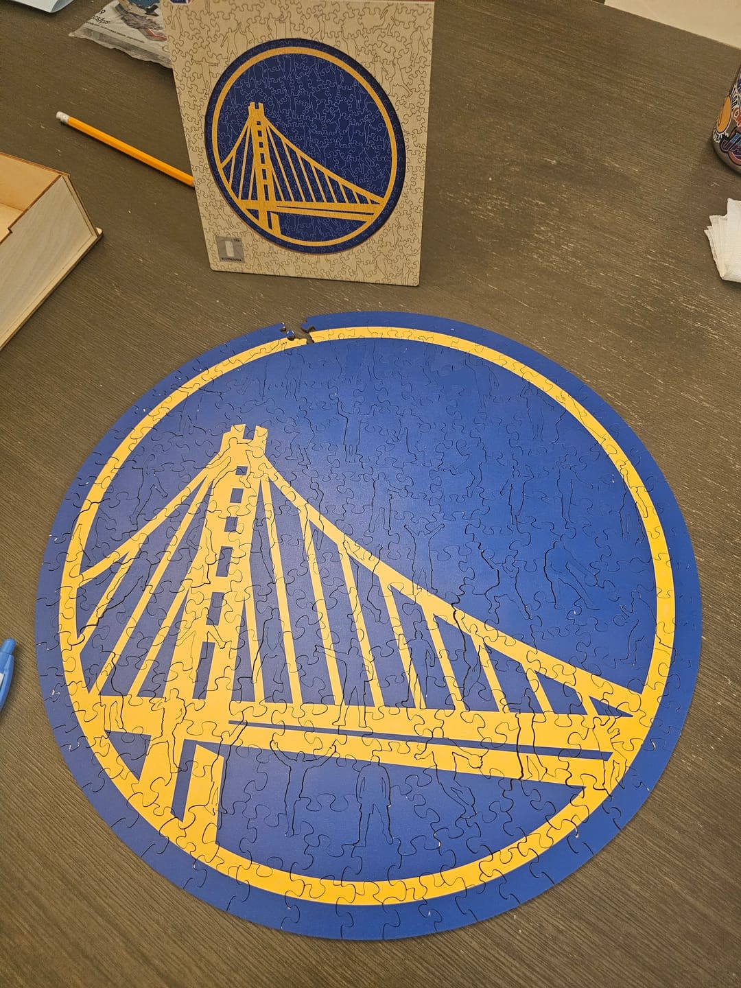 Customer photo review of Golden State Warriors™ - Wooden Puzzle