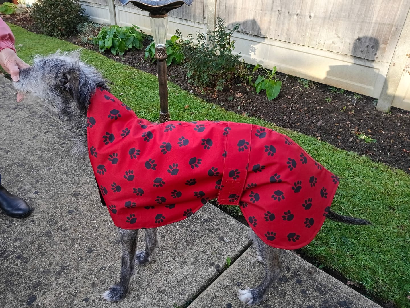 Customer photo review of Paw Print Heavy Duty Waterproof Fabric