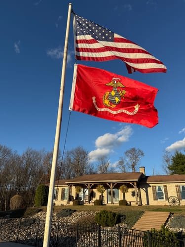Customer photo review of 3' x 5' U.S. Marine Corps Flag