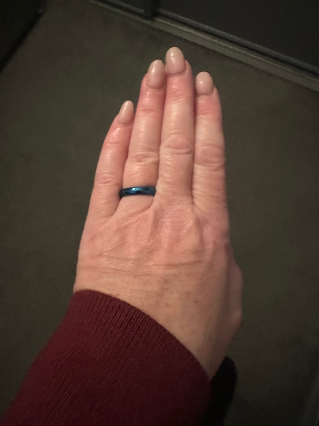 Customer photo review of Engrave Your Ring