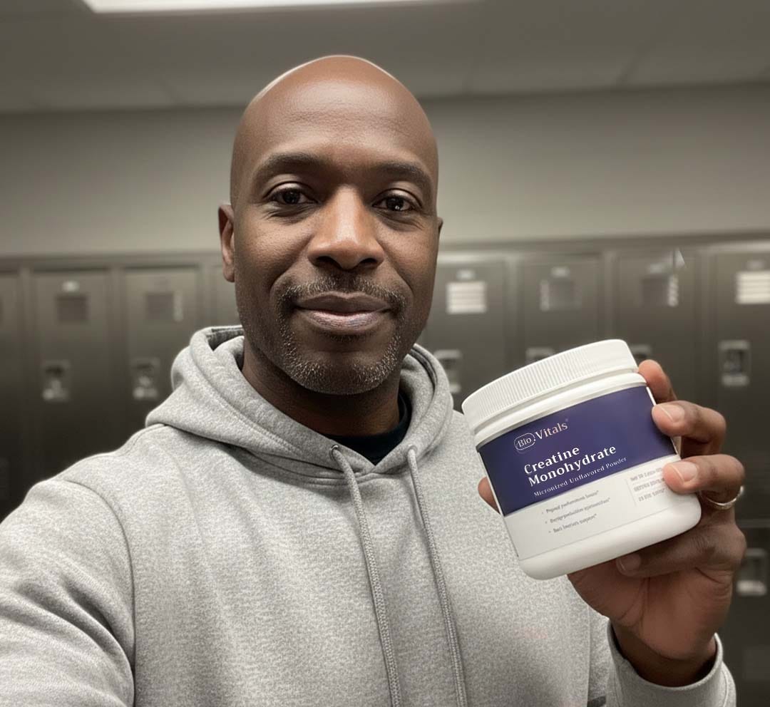 Customer photo review of Creatine Monohydrate