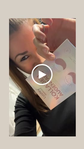 Customer video review of Kollagen Augenpads