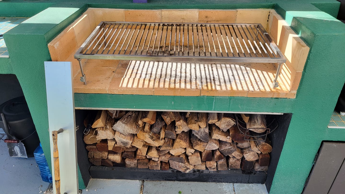 Customer photo review of Stainless Argentine Grill