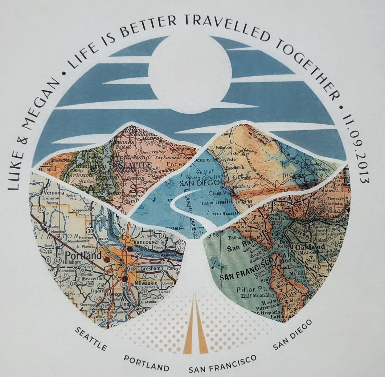 Customer photo review of Wanderlust Map [Digital Only]
