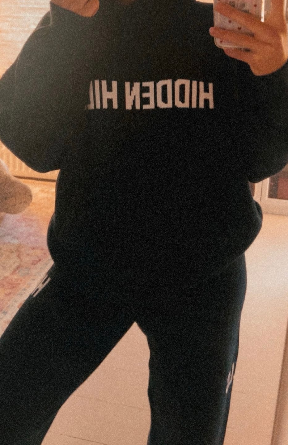 Kundenbewertung mit Foto von KNIT HOODIE NAVY