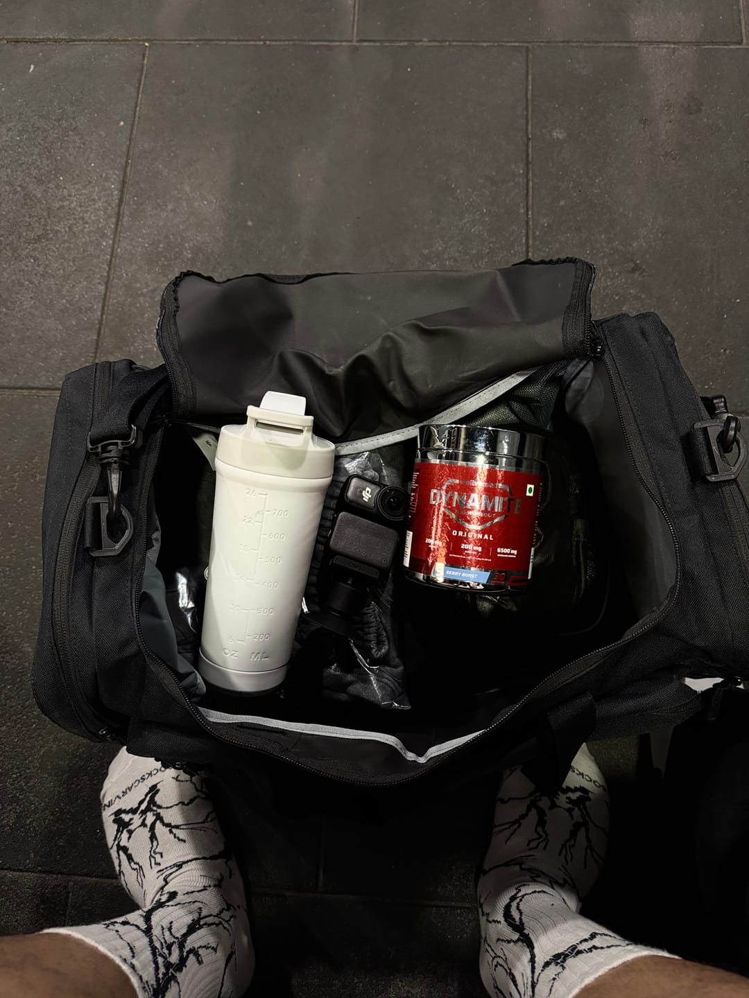 Customer photo review of Dynamite Pre-Workout (420g, 30 Servings) | Berry Burst