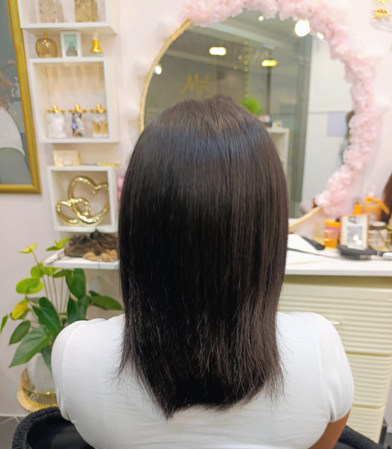 Customer photo review of Escova Progressiva Sem Formol Versatium 1 Litro (Promoção)