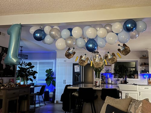 Customer photo review of Personalized Dog Party Pack