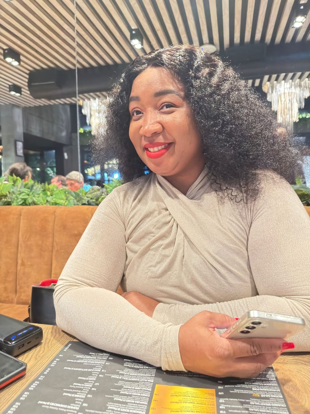 Customer photo review of Stylish Glueless Pixie With Jerry Curly Wigs On Sale