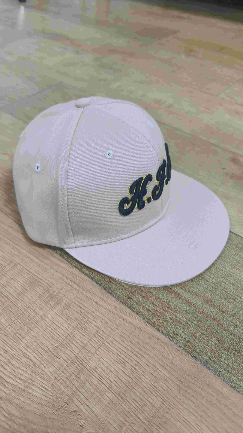 Customer photo review of Custom Red White-Black 3D Puff Embroidery Flat Embroidery Curved Eaves Sport Design Baseball Cap