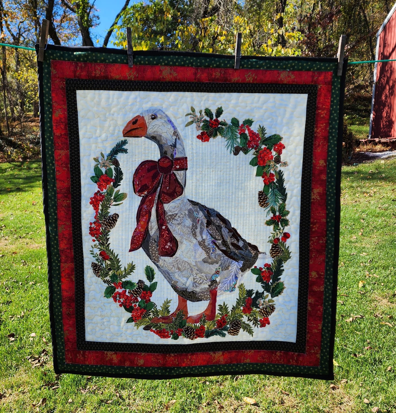 Customer photo review of Christmas Goose Complete Kit