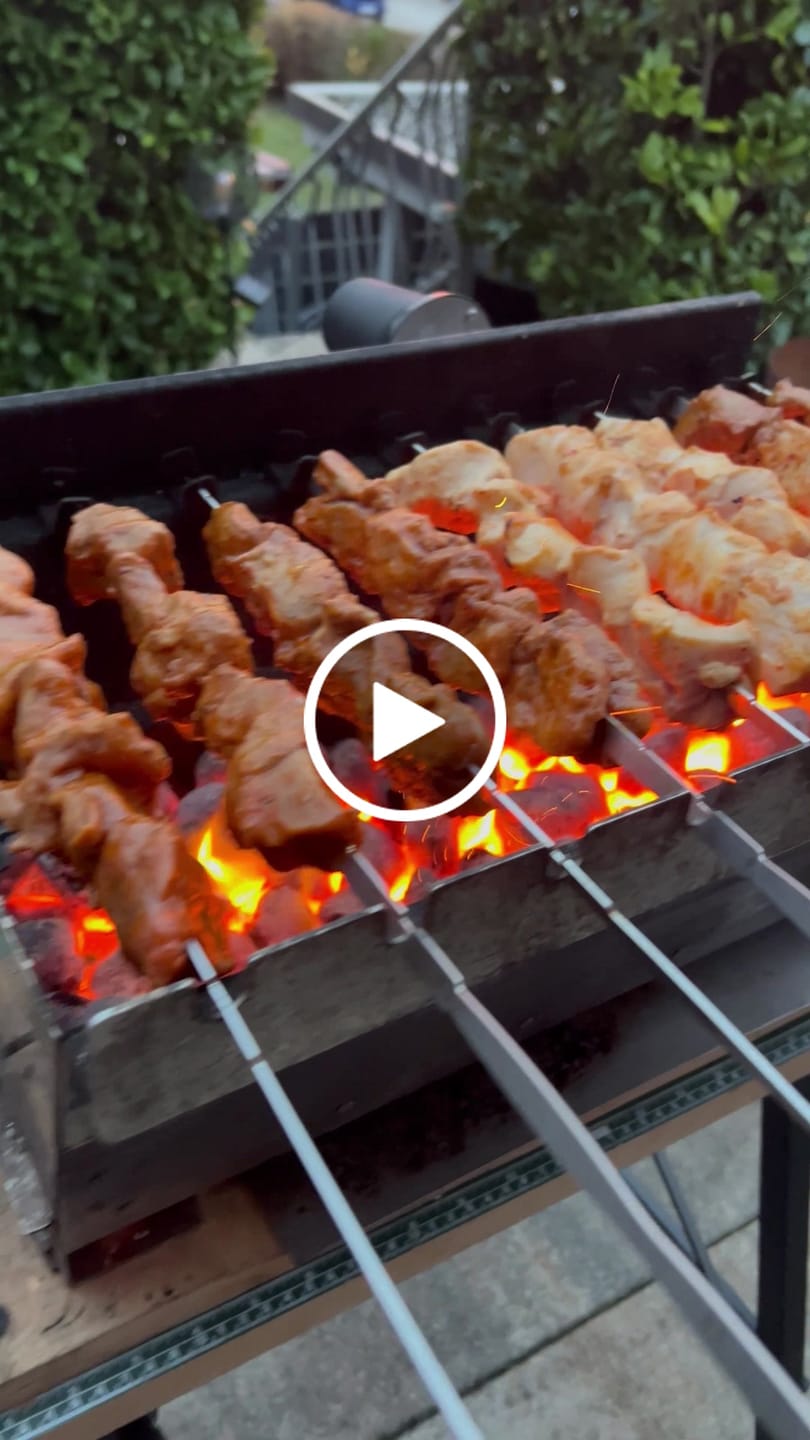 Customer video review of Schweine-Schaschlik BBQ – süß-rauchige Marinade mit Honig | mySchaschlik