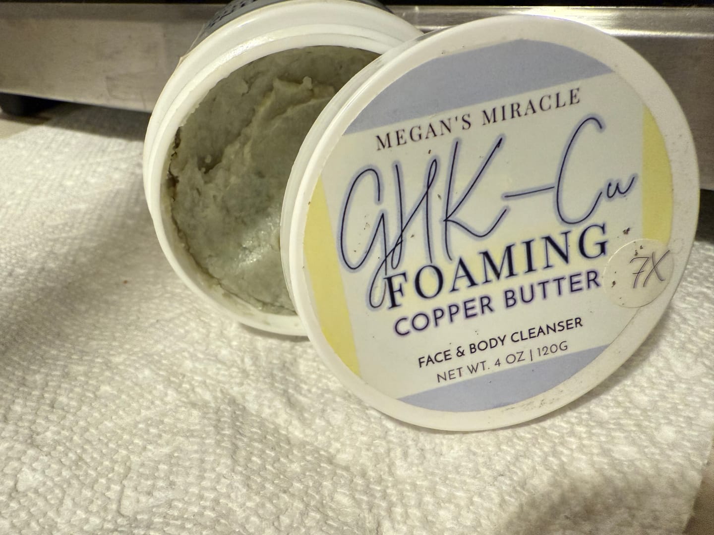 Customer photo review of GHK-Cu Foaming Copper Butter