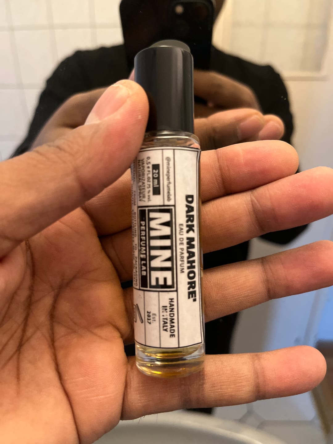 Customer photo review of DARK MAHORE'